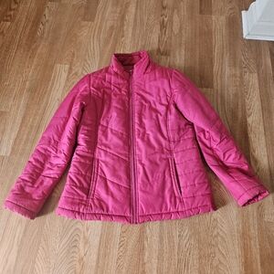 Women's Pink Quilted Jacket